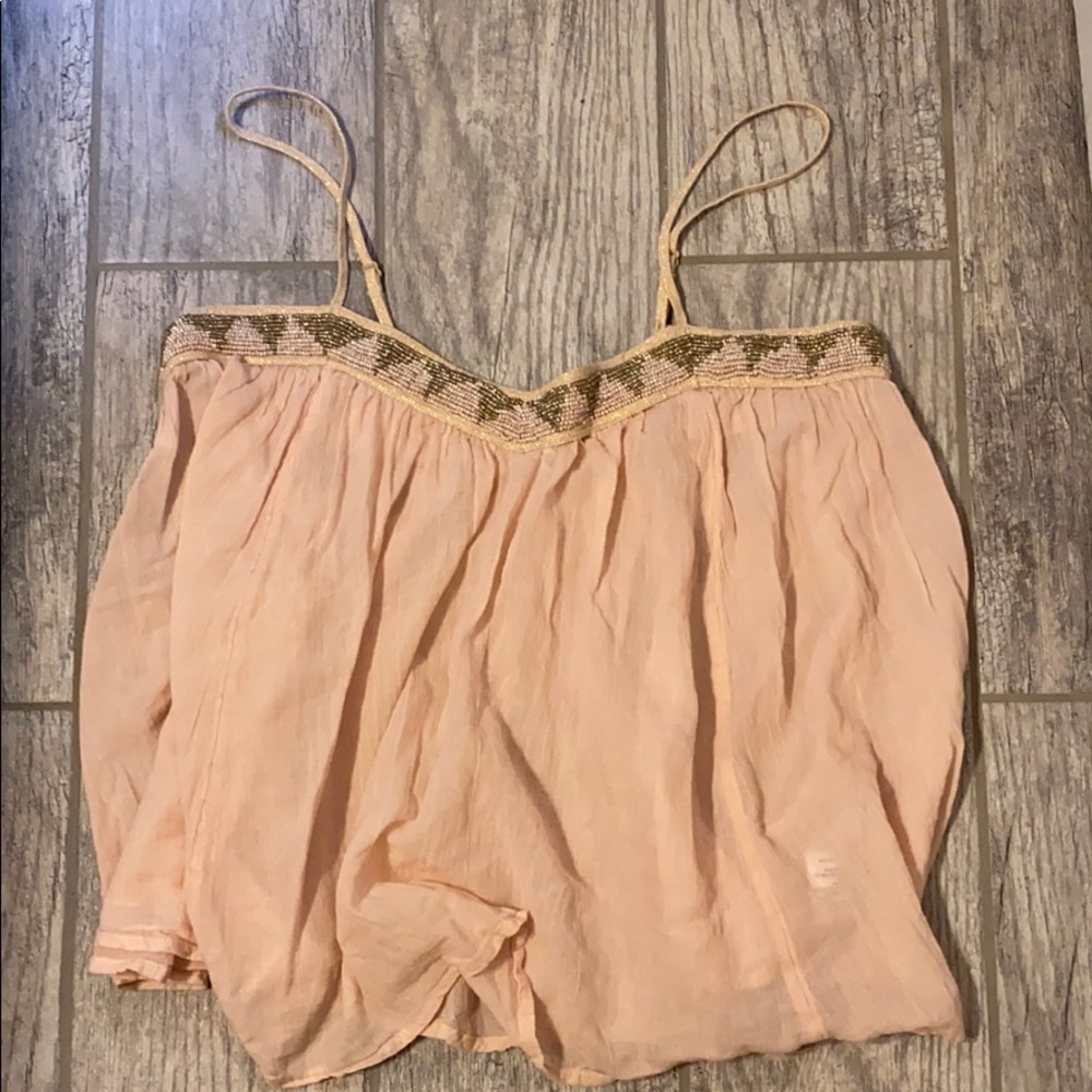 Blush Beaded Top